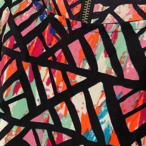 BEBOP midi racerback dress size medium in fun bright colors. Back zipper. EUC!! - Picture 16 of 16